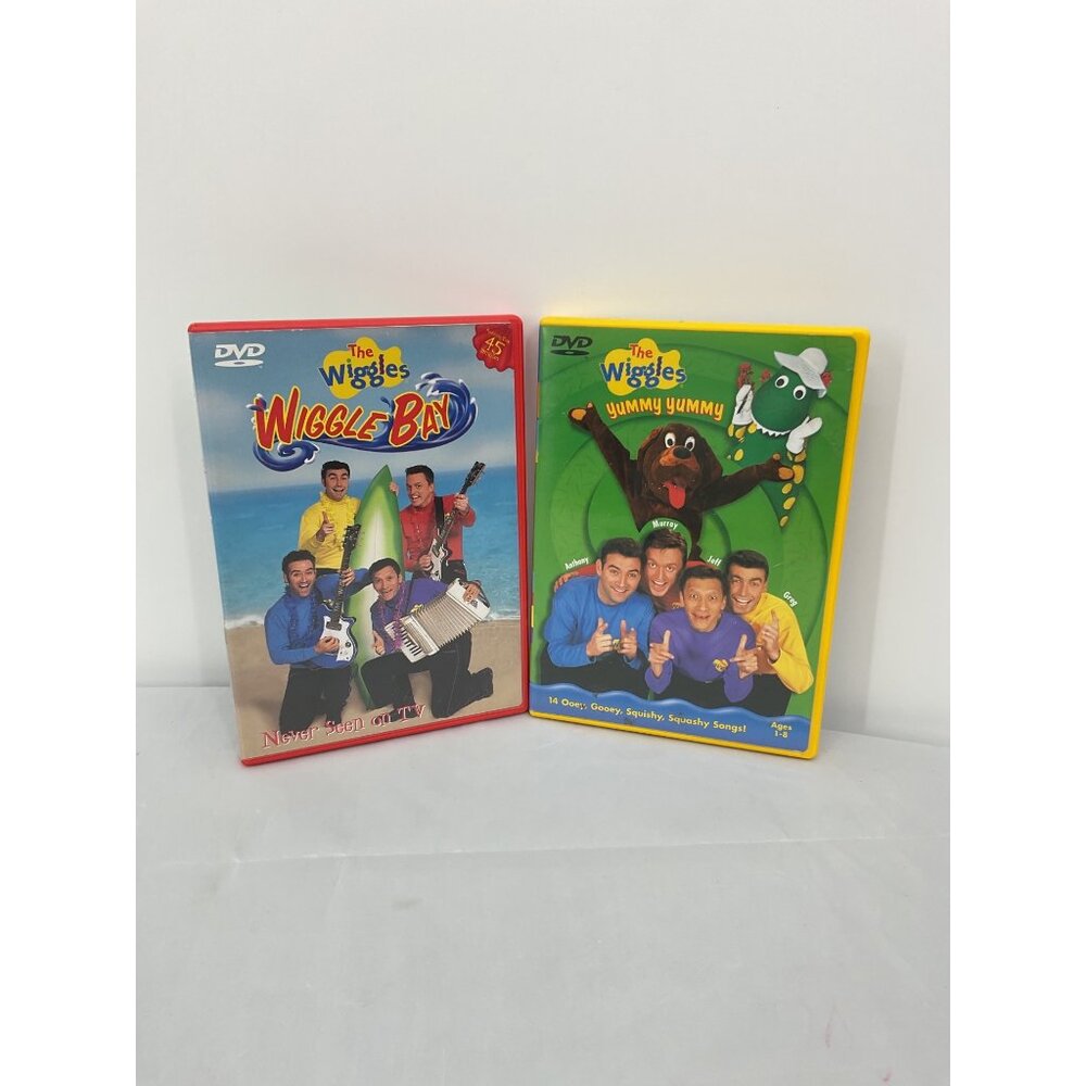 The Wiggles DVD Lot Yummy Yummy & Wiggle Bay Retro Y2K Kids Toddler Nostalgia